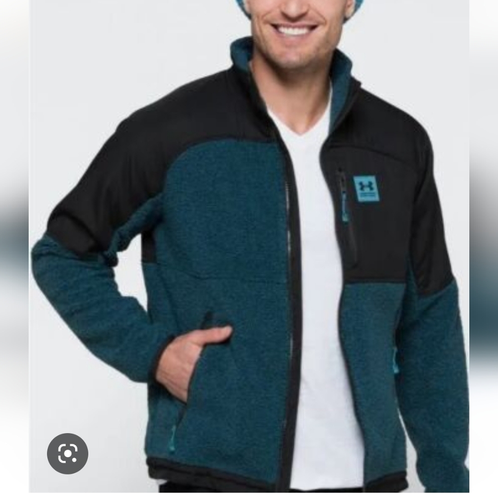 NWT Men's UNDER ARMOUR Zipper Front Sherpa Jacket